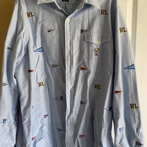 Polo Ralph Lauren button down shirt.